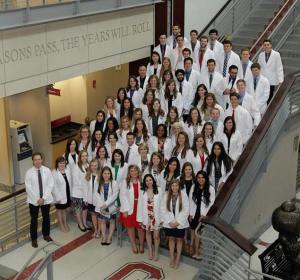 The Class of 2018 following our White Coat ceremony.